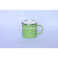 Taza modificada para requisitos particulares directa del esmalte del metal del tamaño de los 8cm / 9cm / 10cm de la fábrica